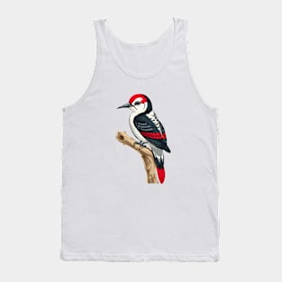 Woodpecker Bird Tank Top